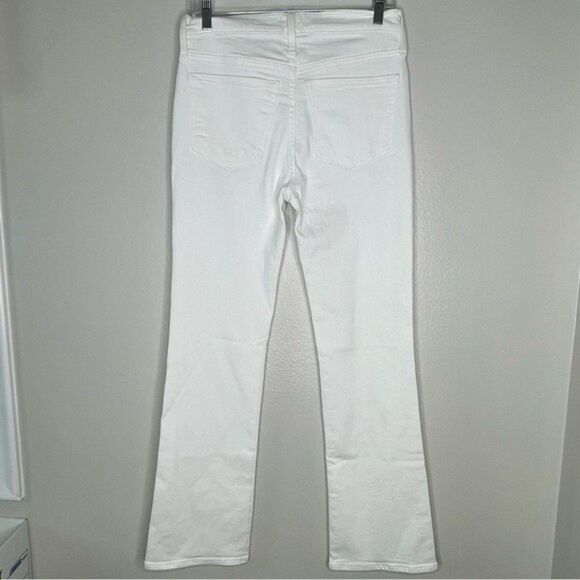 J. Crew Women's White Bootcut Jeans In All Day Stretch Size 28 - Picture 6 of 12